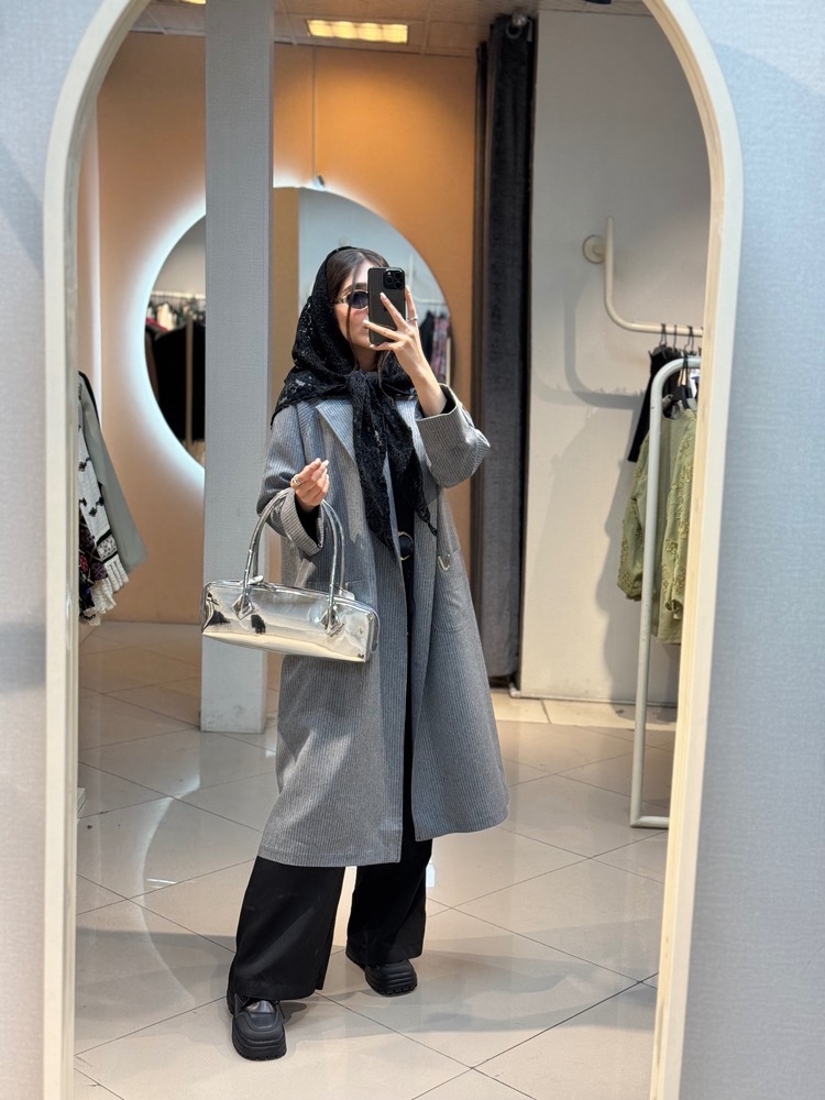 1800070900 (3) مانتو بلند کد 180007 - Image 1