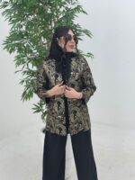 مانتو سوزن دوزی کد 180014 - Image 2