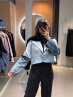 کت آستین جین کد 180017 - Image 3