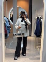 مانتو گلدار کد 180027