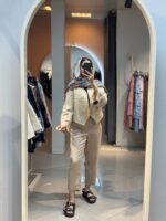 ست دو تیکه طرح دار کد 120032 - Image 7