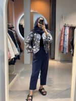 ست دو تیکه طرح دار کد 120032 - Image 5