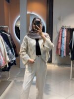 ست دو تیکه طرح دار کد 120032 - Image 4