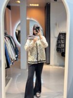 مانتو گلدوزی کد 180087