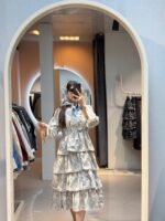 پیراهن چین دار کد 160049 - Image 2