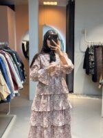 پیراهن چین دار کد 160049 - Image 4