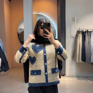 کت دکمه قلبی کد 320003